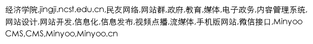 jingji.ncst.edu.cn网页描述