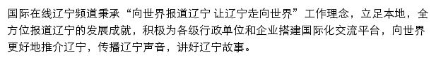 ln.cri.cn网页描述