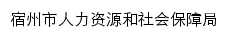 rsj.ahsz.gov.cn网页描述