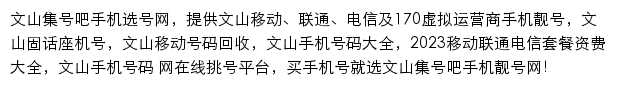 wenshan.jihaoba.com网页描述