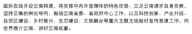 yn.cri.cn网页描述