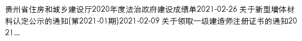 zfcxjst.guizhou.gov.cn网页描述