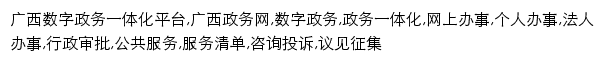 zwfw.gxzf.gov.cn网页关键词